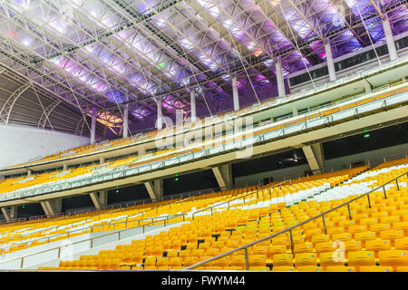 Haixinsha Guangzhou Asian Games Locations panorama Stockfoto