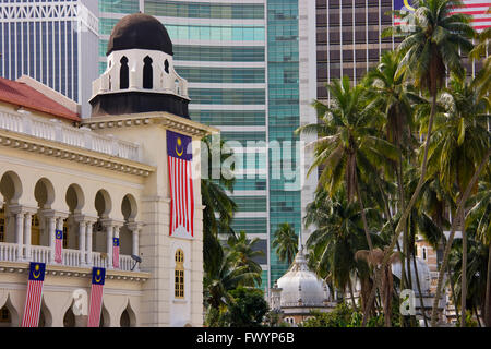 Dataran Merdeka, Symbol der Platz der Unabhängigkeit, Kuala Lumpur, Malaysia Stockfoto