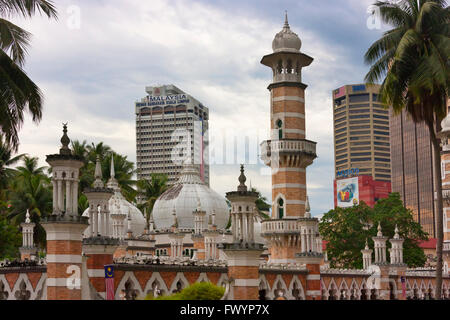 Masjid Jamek Moschee, Kuala Lumpur, Malaysia Stockfoto