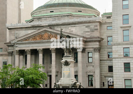 Setzen Sie d ' Armes - Montreal - Kanada Stockfoto