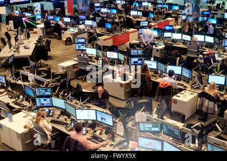 Das innere CNN Studio Tour, Atlanta, Georgia, USA Stockfoto