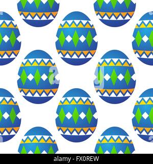 nahtlose Ostereier Stock Vektor