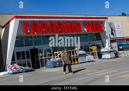 Canadian Tire Geschäft in Kingston, Ontario, am 22. Februar 2016. Stockfoto