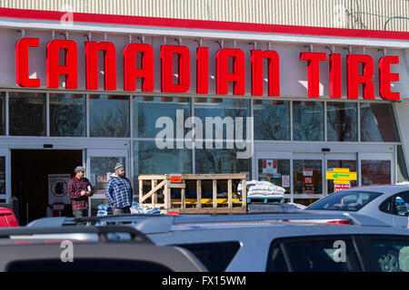 Canadian Tire Geschäft in Kingston, Ontario, am 22. Februar 2016. Stockfoto