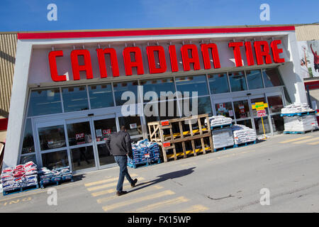 Canadian Tire Geschäft in Kingston, Ontario, am 22. Februar 2016. Stockfoto