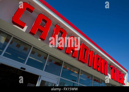 Canadian Tire Geschäft in Kingston, Ontario, am 22. Februar 2016. Stockfoto