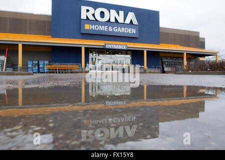 Rona Baumarkt in Kingston, Ontario, auf Mittwoch, 3. Februar 2016. Stockfoto