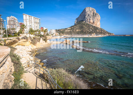 Penon de Ifach in Calpe, Alicante, Spanien Stockfoto