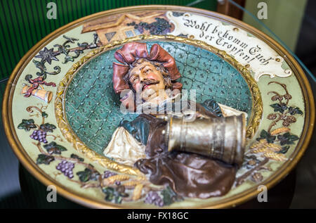 Exponat im Brauerei-Museum in der Stadt Plzen (Pilsen), Tschechische Republik Stockfoto