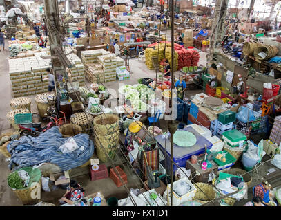 Pak Khlong Talat frische Lebensmittel-Markt Stockfoto