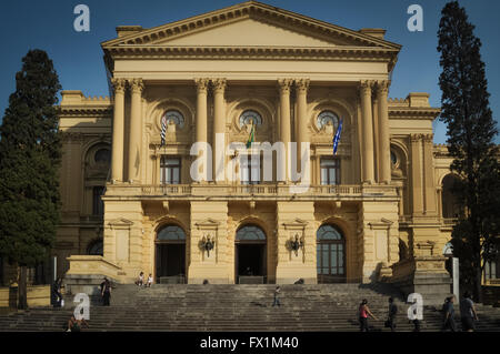 Sao Paulo, SP, Brasilien - 19. Juni 2011 - ein äußeres Detail des Ipiranga Museum in Sao Paulo, Brasilien - Lateinamerika, auf Anzeigen Stockfoto