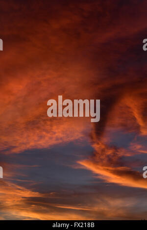 Sonnenuntergang Stockfoto