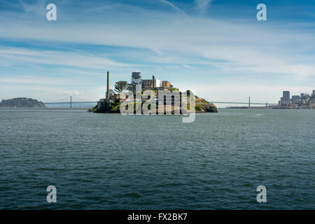 Alcatraz-Insel in der San Francisco Bay, Kalifornien, USA Stockfoto