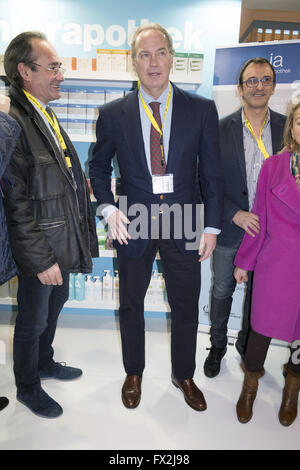 Bertin Osborne besucht die Infarma Messe Madrid mit: Bertin Osborne wo: Madrid, Spanien: 10. März 2016 Stockfoto