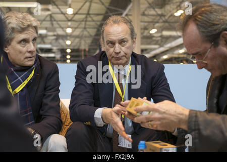 Bertin Osborne besucht die Infarma Messe Madrid mit: Bertin Osborne wo: Madrid, Spanien: 10. März 2016 Stockfoto