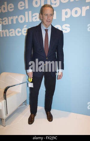 Bertin Osborne besucht die Infarma Messe Madrid mit: Bertin Osborne wo: Madrid, Spanien: 10. März 2016 Stockfoto