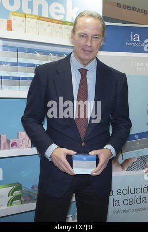 Bertin Osborne besucht die Infarma Messe Madrid mit: Bertin Osborne wo: Madrid, Spanien: 10. März 2016 Stockfoto