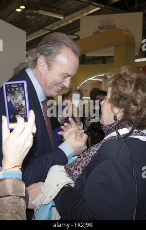 Bertin Osborne besucht die Infarma Messe Madrid mit: Bertin Osborne wo: Madrid, Spanien: 10. März 2016 Stockfoto