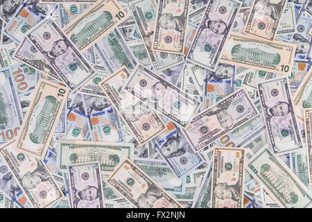 Muster von alten und neuen Stil hundert Dollar Stockfoto