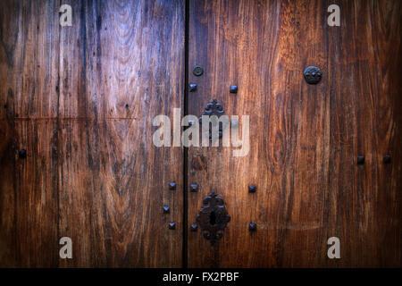 Aus Holz Vintage mittelalterlichen Hintergrund Stockfoto