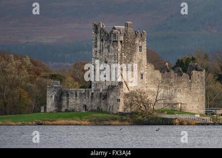 Ross Castle Killarney Irland im Killarney Nationalpark, County Kerry, Irland