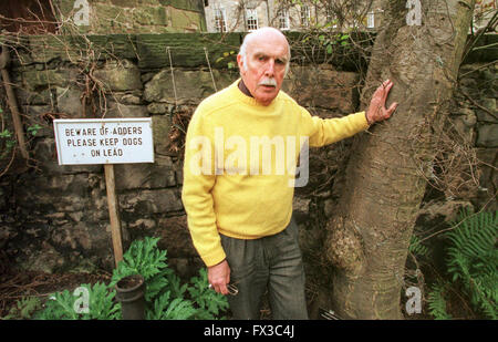 Sir Bernard Crick zu Hause in Edinburgh Stockfoto