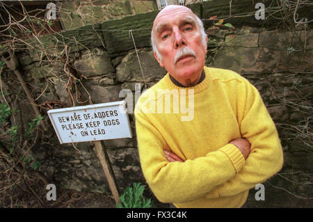 Sir Bernard Crick zu Hause in Edinburgh Stockfoto