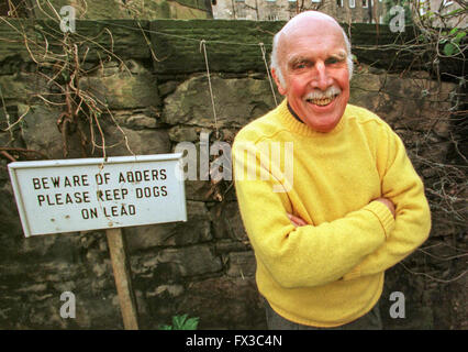 Sir Bernard Crick zu Hause in Edinburgh Stockfoto