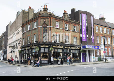 Ye Old Rose und Crown Public House in Greenwich, London, UK Stockfoto