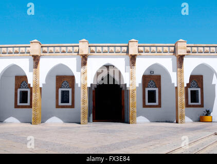 Arabische Architektur an der Loubnan Moschee, Agadir, Marokko Stockfoto