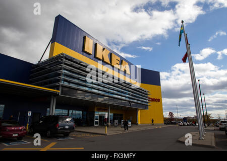 Das IKEA-Möbelhaus in Vaughan, Ontario, am 18. Oktober 2015. Stockfoto