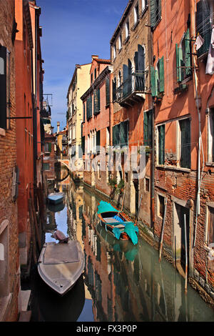 Kanal in Venedig, Veneto, Italien Stockfoto