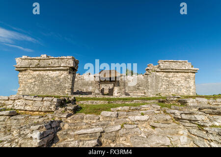 Maya-Ruinen, Tulum Mexiko Stockfoto