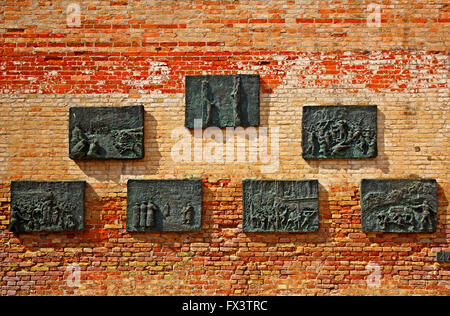 Das Holocaust-Mahnmal im Ghetto Novo, die Insel der Juden, Sestiere di Cannaregio, Venedig Stockfoto