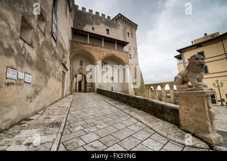 Palazzo Orsini in der alten mittelalterlichen Stadt von Pitigliano - Grosseto, Italien, Europa Stockfoto