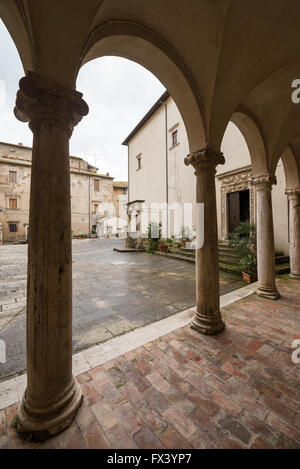 Palazzo Orsini in der alten mittelalterlichen Stadt von Pitigliano - Grosseto, Italien, Europa Stockfoto