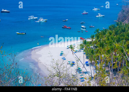 Tropischer Strand in Tortuga Insel, Costa Rica Stockfoto