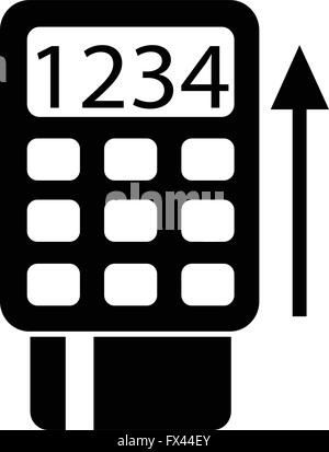 POS-Terminal-Symbol Symbol Illustration design Stock Vektor