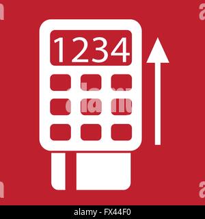 POS-Terminal-Symbol Symbol Illustration design Stock Vektor