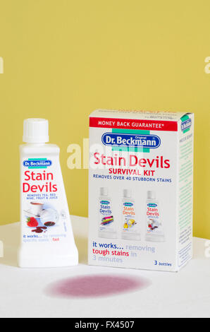 Dr. Beckmann Stain Teufel Survival Kit Stockfoto