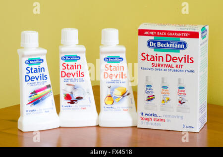 Dr. Beckmann Stain Teufel Survival Kit Stockfoto