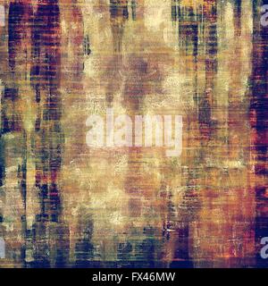 Abstract Grunge Hintergrund der alten Textur. Mit verschiedenen Farbmustern: braun; Purple (violett); Grün; gelb (Beige) Stockfoto