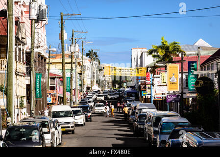 Redcliffe Street, St. John's, Antigua Stockfoto