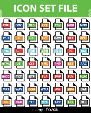 Icon-Set finanziert ich mit 49 Symbole für verschiedene Kauf Stock Vektor