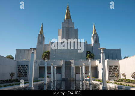 Oakland-Kalifornien-Tempel, die Kirche Jesu Christi der Heiligen der letzten Tage, San Francisco, USA Stockfoto