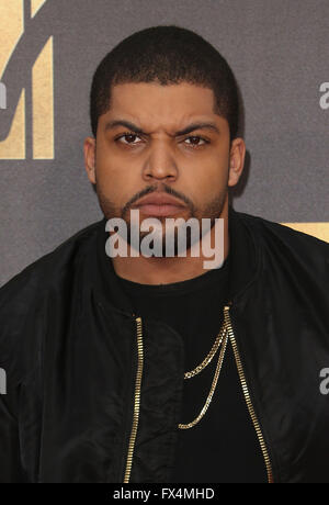 Burbank, CA, USA. 9. April 2016. 9. April 2016 statt - Burbank, Kalifornien - O'Shea Jackson Jr. 2016 MTV Movie Awards bei Warner Bros. Bildnachweis: Sammi/AdMedia © Sammi/AdMedia/ZUMA Draht/Alamy Live-Nachrichten Stockfoto