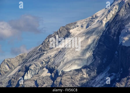 Ortler Massiv InSüdtirol - Ortler-Alpen in Südtirol, Italien Stockfoto