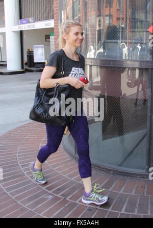 US-amerikanische Schauspielerin Rhea Seehorn unterwegs in Beverly Hills Featuring: Rhea Seehorn wo: Beverly Hills, Kalifornien, USA bei: 10. März 2016 Stockfoto