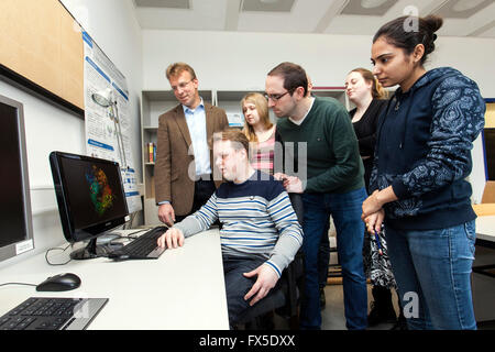 Team von Prof. Gohlke von der Heinrich-Heine-Universität Düsseldorf Stockfoto