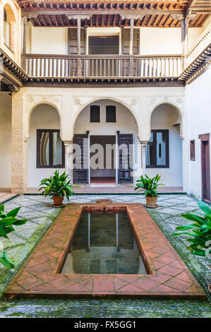 Horno de Oro maurischen Villa, Viertel Albayzin, Granada, Andalusien, Spanien Stockfoto